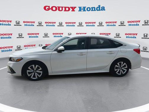 Platinum White Pearl 2023 Honda Civic LX