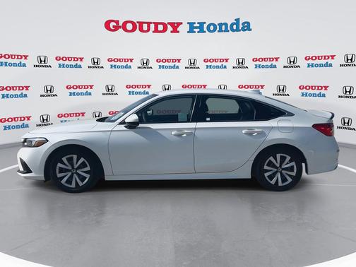 Platinum White Pearl 2023 Honda Civic LX