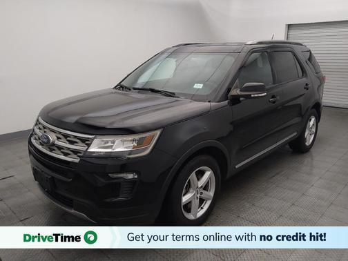Shadow Black 2018 Ford Explorer XLT