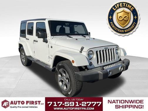 Bright White Clearcoat 2018 Jeep Wrangler JK Unlimited Sahara