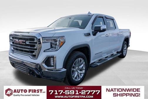Summit White 2019 GMC Sierra 1500 SLT