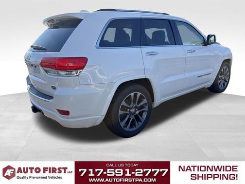 Bright White Clearcoat 2017 Jeep Grand Cherokee Overland