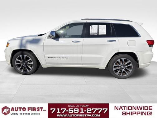 Bright White Clearcoat 2017 Jeep Grand Cherokee Overland