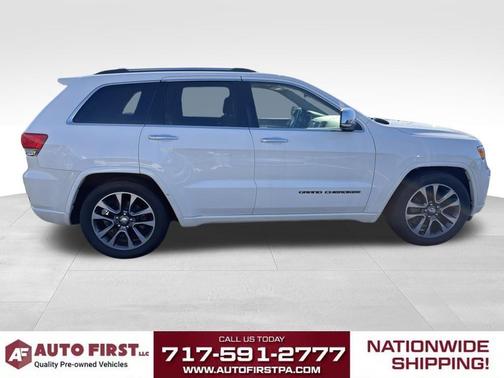 Bright White Clearcoat 2017 Jeep Grand Cherokee Overland