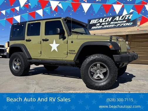 Commando Green 2013 Jeep Wrangler Unlimited Freedom Edition