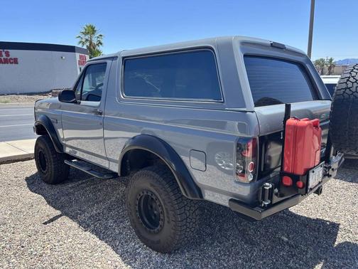Gray 1992 Ford Bronco Custom 2dr 4WD SUV