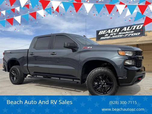 Shadow Gray Metallic 2021 Chevrolet Silverado 1500 Custom Trail Boss