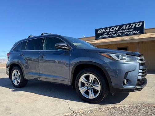 Shoreline Blue Pearl 2018 Toyota Highlander Limited