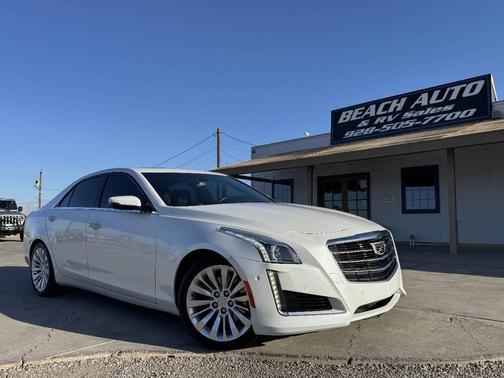 Crystal White Tricoat 2016 Cadillac CTS 3.6L Performance