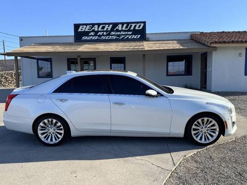 Crystal White Tricoat 2016 Cadillac CTS 3.6L Performance