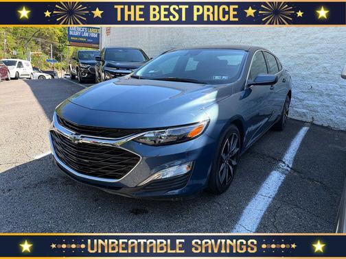 Lakeshore Blue Metallic 2024 Chevrolet Malibu FWD RS