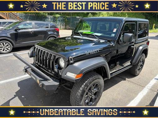 Black Clearcoat 2020 Jeep Wrangler Sport S