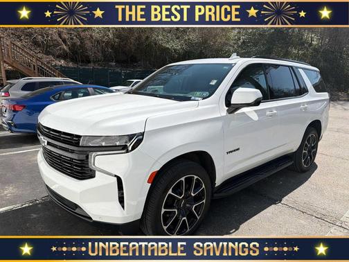 Summit White 2023 Chevrolet Tahoe 4WD RST