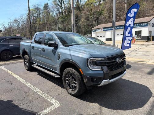 Azure Gray Metallic Tri-Coat 2024 Ford Ranger XLT
