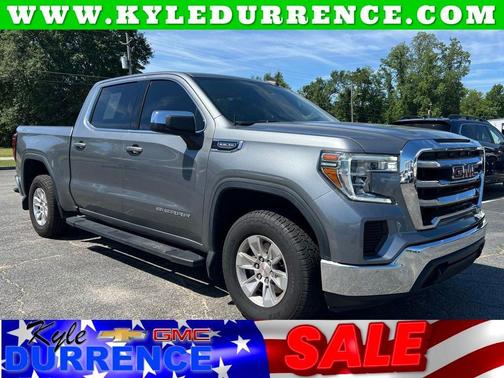 Gray 2021 GMC Sierra 1500 SLE