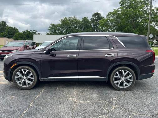 Burgundy 2020 Hyundai PALISADE SEL