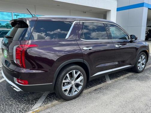 Burgundy 2020 Hyundai PALISADE SEL