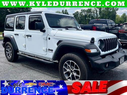 Bright White Clearcoat 2024 Jeep Wrangler Sport