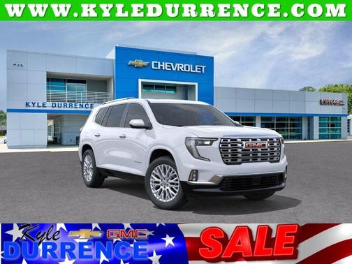 Glacier White 2026 GMC Acadia Denali
