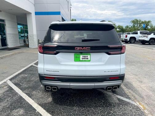 Glacier White 2026 GMC Acadia Elevation