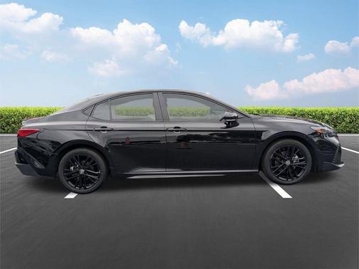 Midnight Black Metallic 2025 Toyota Camry SE