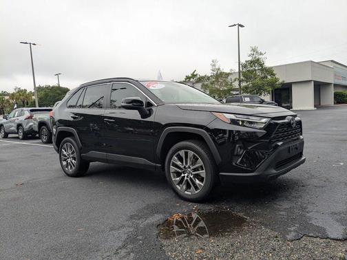Midnight Black Metallic 2022 Toyota RAV4 XLE Premium