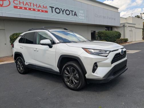 Wind Chill Pearl 2023 Toyota RAV4 Hybrid XLE Premium