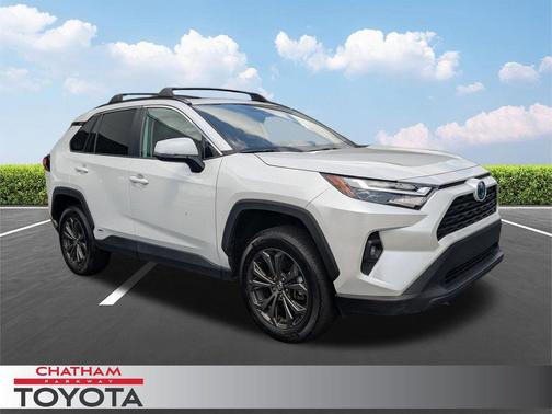 Wind Chill Pearl 2023 Toyota RAV4 Hybrid XLE Premium