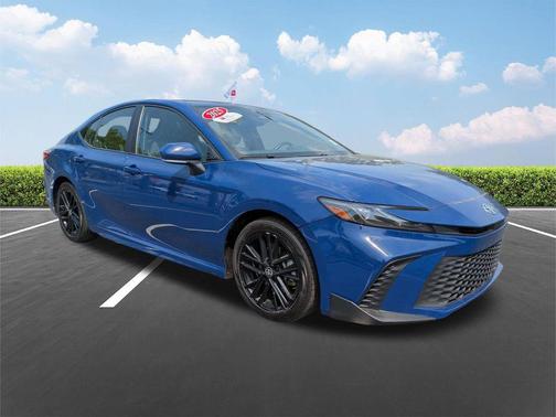 Blue 2025 Toyota Camry SE