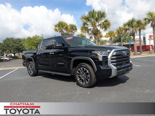 Midnight Black Metallic 2024 Toyota Tundra Hybrid Limited