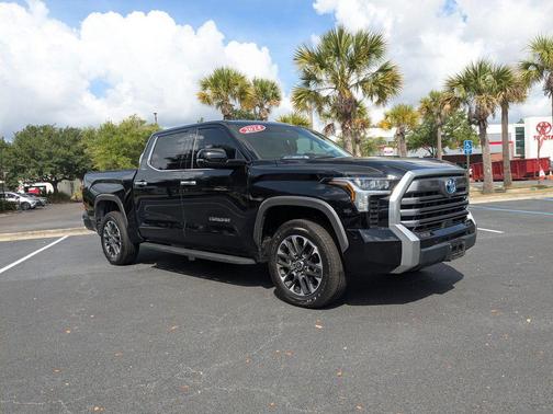 Midnight Black Metallic 2024 Toyota Tundra Hybrid Limited
