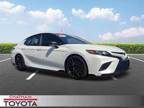 Wind Chill Pearl/Midnight Black Metallic 2021 Toyota Camry TRD