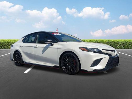 Wind Chill Pearl/Midnight Black Metallic 2021 Toyota Camry TRD