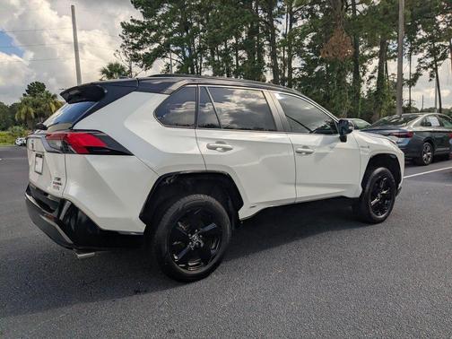 Midnight Black Metallic 2021 Toyota RAV4 Hybrid XSE