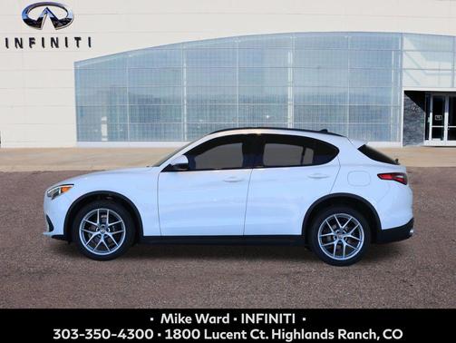 Alfa White 2019 Alfa Romeo Stelvio Ti Sport