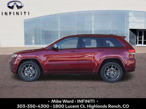 Velvet Red Pearlcoat 2021 Jeep Grand Cherokee 80th Anniversary 4x4