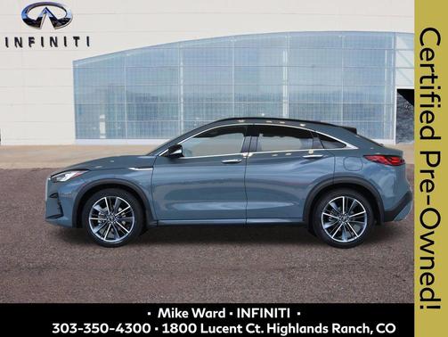 Slate Gray 2023 INFINITI QX55 LUXE