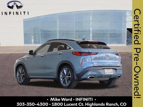 Slate Gray 2023 INFINITI QX55 LUXE