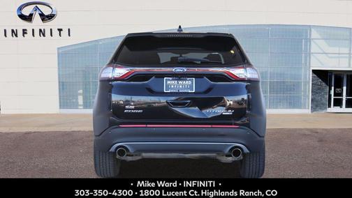 Shadow Black 2017 Ford Edge Titanium