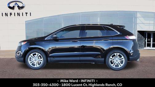 Shadow Black 2017 Ford Edge Titanium