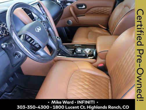 Hermosa Blue 2021 INFINITI QX80 SENSORY AWD