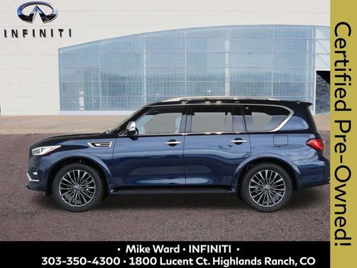 Hermosa Blue 2023 INFINITI QX80 SENSORY AWD