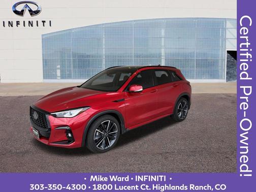 Dynamic Sunstone Red 2025 INFINITI QX50 Sport AWD