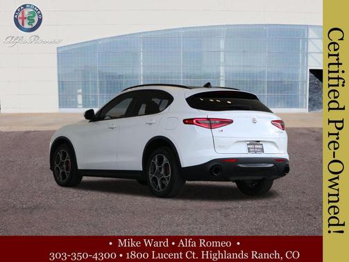 Alfa White 2023 Alfa Romeo Stelvio Sprint AWD