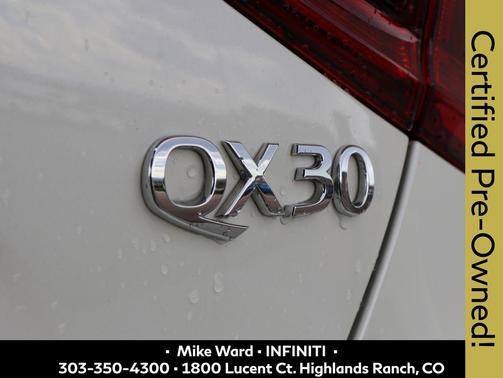 Majestic White 2019 INFINITI QX30 LUXE