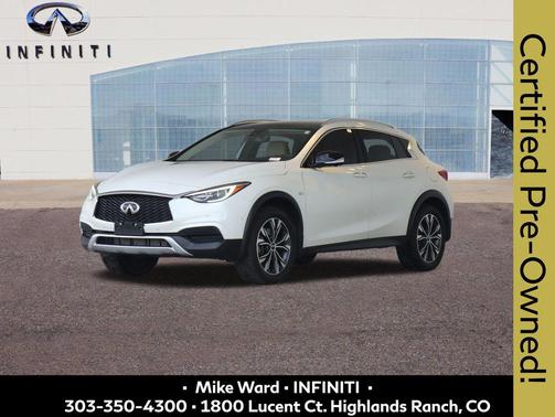 Majestic White 2019 INFINITI QX30 LUXE