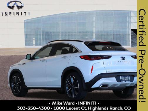 Radiant White 2024 INFINITI QX55 LUXE