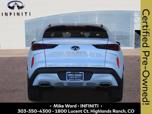 Radiant White 2024 INFINITI QX55 LUXE