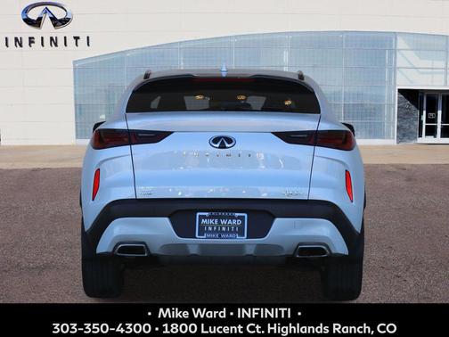 Radiant White 2024 INFINITI QX55 LUXE