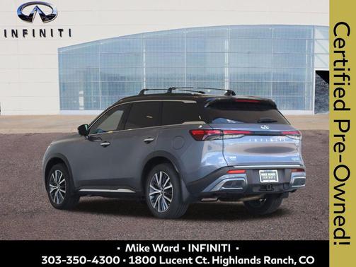 Moonbow Blue/Black Obsidian 2023 INFINITI QX60 AUTOGRAPH
